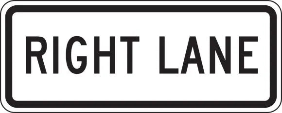 R3-5fP - Right Lane Signs