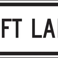 R3-5bP - Left Lane Signs