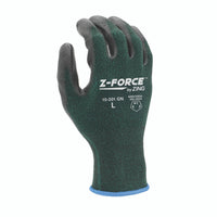 Z-Force General Purpose Green/Black Glove Nitrile palm coated, Touchscreen 10-201
