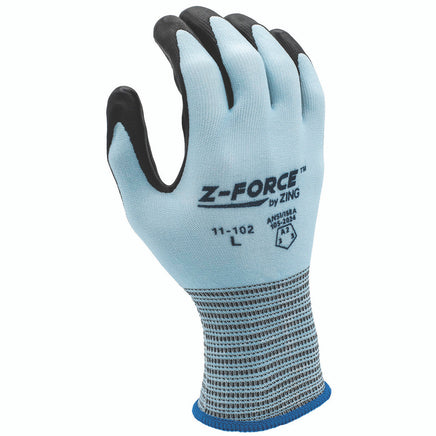 Z-Force Cut-Resistant Glove Fiber/HPPE shell, PPU Palm coating, Touchscreen 11-102
