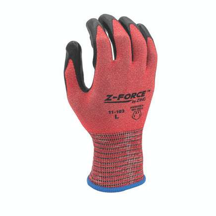 Z-Force Cut-Resistant Glove Fiber/HPPE shell, PPU palm coated, Touchscreen 11-103