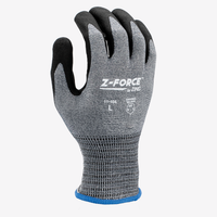 Bio-Based A6 Cut Resistant Coated Gloves PPU or Nitrile Blend Palm Coating
