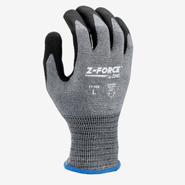 Bio-Based A6 Cut Resistant Coated Gloves PPU or Nitrile Blend Palm Coating