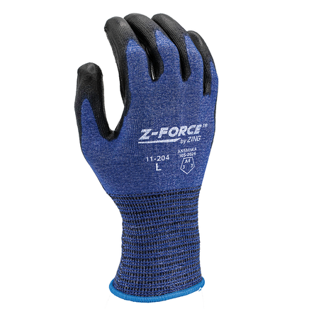 Bio-Based A4 Cut Resistant Coated Gloves PPU or Nitrile Blend Palm Coating