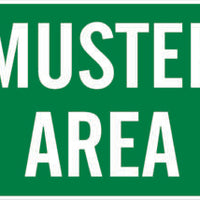 Muster Area Signs | G-7814