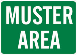 Muster Area Signs | G-7814