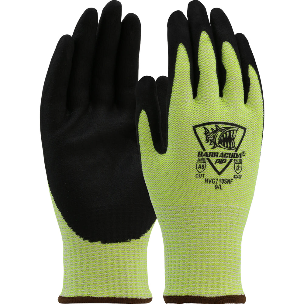 Hi-Vis Seamless Knit Polykor Blended Glove - 2X-Large