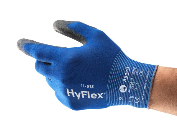 11-618 Polyurethane Palm Coated Gloves, Size 7 | 012-11-618-7