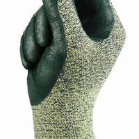 Nitrile Palm Coated Gloves, Size 10, Green/Yellow | 012-11-511-10