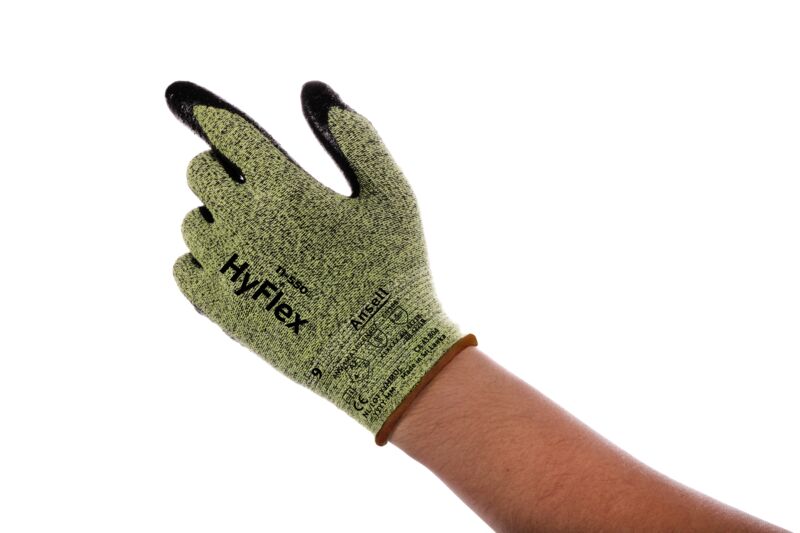 11-550 Cut Resistant Gloves, Size 1, Green/Black | 012-11-550-110