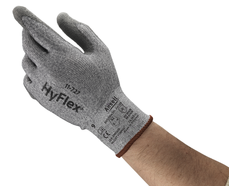 11-727 Cut Resistant Glove, Size 11, Grey | 012-11-727-11