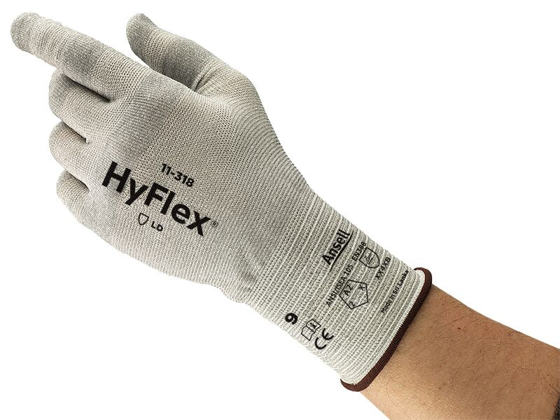 11-318 Cut Resistant Glove, Size 8, Gray | 11-318-8