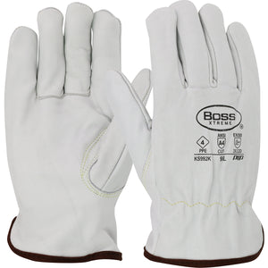 AR Top Grain Cowhide Leather Drivers Glove - X-Large