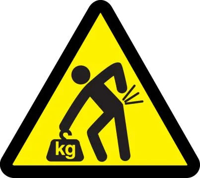 Iso Safety Label - Warning - 2003/2011