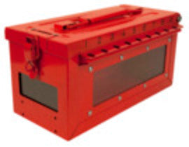 Portable Group Lock Boxwith Key & Side Window