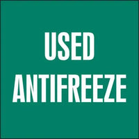 Drum & Container Labels: Used Antifreeze