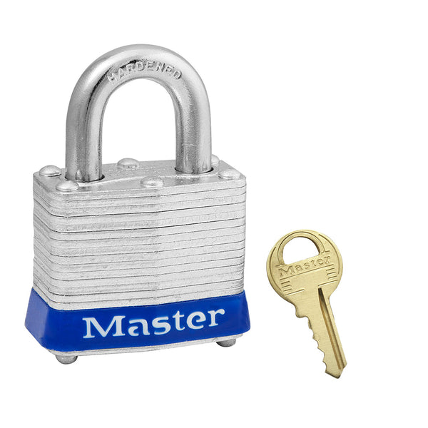 Laminated Steel Safety Padlock  - Blue