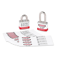 461 Padlock Identification Labels with Overlaminate