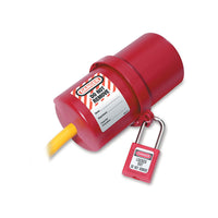 Safety Series Rotating Electrical Plug Lockouts, 6 in L x 3 in dia.