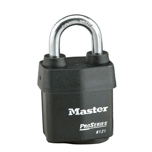 Weather Tough Padlocks, 5/16 in Diam., 1 1/8 in L X 7/8 in W