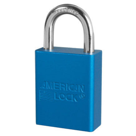 Blue Anodized Aluminum Safety Padlock - Keyed Different | A1105BLU