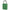 Green Anodized Aluminum Safety Padlock, 1-1/2in (38mm) Wide with 1in (25mm) Tall Shackle