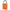 Orange Anodized Aluminum Safety Padlock, 1-1/2in (38mm) Wide with 1in (25mm) Tall Shackle