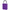 Purple Anodized Aluminum Safety Padlock, 1-1/2in (38mm) Wide with 1in (25mm) Tall Shackle
