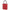 Red Anodized Aluminum Safety Padlock, 1-1/2in (38mm) Wide with 1in (25mm) Tall Shackle
