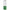 Green Anodized Aluminum Safety Padlock, 1-1/2in (38mm) Wide with 3in (76mm) Tall Shackle