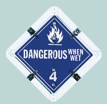 Standard Legend White Frame Flip Placard: 15-Legend