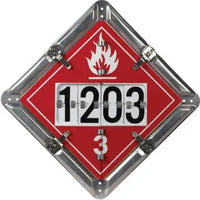 Digit Unpainted Frame Flip Placard: 2-Legends