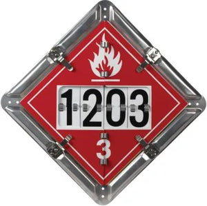 Digit Unpainted Frame Flip Placard: 2-Legends