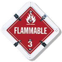 Standard Legend White Frame Flip Placard: 8-Legend