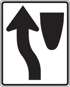 R4-8 - Keep Left (Symbol) Signs