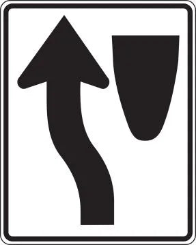 R4-8 - Keep Left (Symbol) Signs