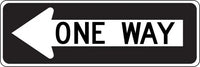R6-1L - One Way Left Arrow Signs