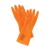 ANTI-C RUBBER LATEX GLOVES 18 MIL 15" SIZE 10