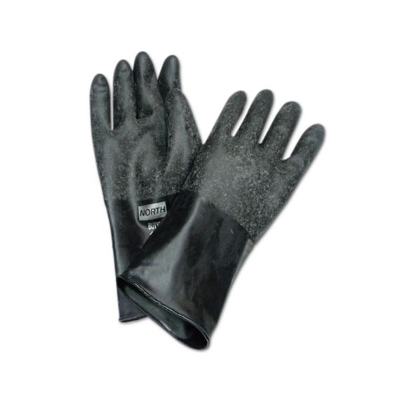 BUTYL GLOVES ROUGH CURVED HAND
