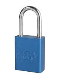 Blue 5 Pin Aluminum Padlock Keyed Diffe
