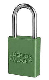 Green Safety Lock-Out Padlock Aluminum Bo