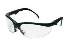 Crews Klondike® Plus Black Safety Glasses With Clear Anti-Scratch Lens | CREKD310
