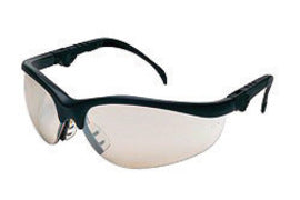 Crews Klondike® Plus Black Safety Glasses With Clear Mirror/Anti-Scratch/Indoor/Outdoor Lens | CREKD319