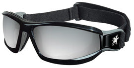 Crews Reaper™ Dust Impact Goggles With Black Foam Lined Frame And Silver Mirror Anti-Fog Hard Coat Lens | CRERP117