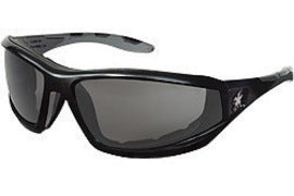 Crews Reaper™ Black Safety Glasses With Gray Anti-Fog/Anti-Scratch Lens | CRERP212AF