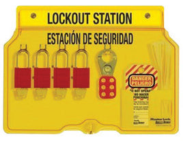 Spanish/English 4Lock Station Aluminum Padlocks