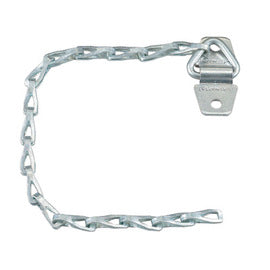 9" Zinc Plated Steel Chain W/Chain Holder Atta