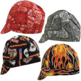 OccuNomix Assorted Colors Tuff Nougies Cotton Cap