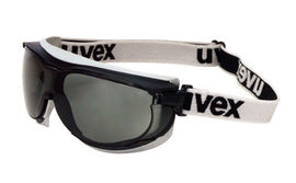 Honeywell Uvex Carbonvision™ Chemical Splash Impact Goggles With Black And Gray Low Profile Frame And Gray Dura-streme® Anti-Fog/Anti-Scratch/Hard Coat Lens | HONS1651DF