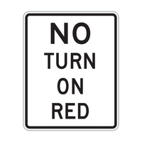 R10-11a - No Turn On Red Signs